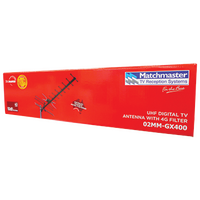 Digital TV Antenna UHF (28-51) with 50dB Shielded 4G/5G Filter