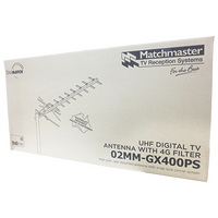 Digital TV Antenna with 4G/5G Filter and Snap Lock Corner Screen UHF (28-51) 10 Elements (5 Pack)