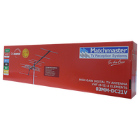 High Gain Digital TV Antenna VHF (6-12) 8 Elements
