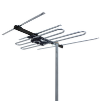 High Gain Digital TV Antenna FM + VHF (6-12) with 80dB 4G/5G Filter