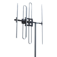 High Gain Digital TV Antenna FM + VHF (6-12) with 80dB 4G/5G Filter (Vertical Only)
