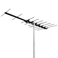 MAGNA Black High Gain 10 Element Hybrid Digital TV Antenna VHF (6-12) with 50dB 4G/5G Filter
