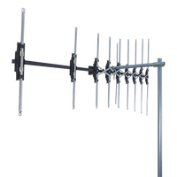 MAGNA Black High Gain 10 Element Hybrid Digital TV Antenna VHF (6-12) with 50dB 4G/5G Filter