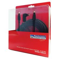 15m Toslink Male to Male Lead including Right Angle Adaptor