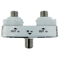 2 Way Wall Plate Splitter DC Only Power Pass (Suits Matchmaster and Clipsal 2000 Series)