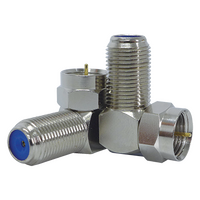 Adaptor 'F' Male to 'F' Female Elbow 3GHz