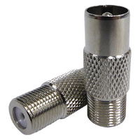 'F' Female to IEC (PAL) Male Adaptor (20 Pack)