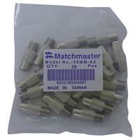 'F' Female to IEC (PAL) Male Adaptor (20 Pack)