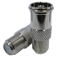 'F' Female to IEC (PAL) Female Adaptor (20 Pack)