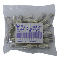 'F' Female to IEC (PAL) Female Adaptor (20 Pack)