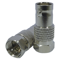 'F' Male To BNC Female Adaptor (10 Pack)