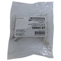 RCA Male to BNC Female Adaptor (10 Pack)