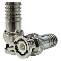 RG6 BNC Crimp Connector (10 Pack)