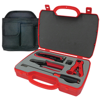 Universal Compression Tool Kit RG6/11 'F' Type/BNC/IEC/RCA Suitable for Foxtel Connectors