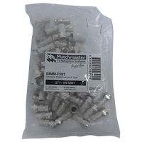 RG59 'F' Type Twist On Connector (100 Pack)
