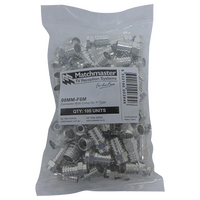 RG6 'F' Type Crimp On Connector (100 Pack)