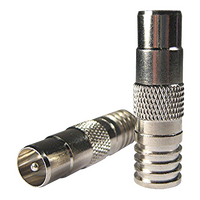 RG6 IEC (PAL) Male Crimp Connector (20 Pack)