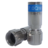 RG6 Quick Mount Universal Compression Connector (100 Pack)