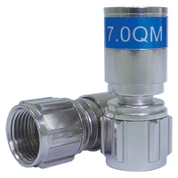 RG6 Quick Mount Short Compression Connector (100 Pack)
