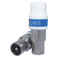 RG6 IEC (PAL) Male Self-Install Connector (50 Pack)
