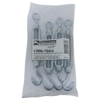 Turnbuckle Hook with 5/16" (7.9mm) Eye (4 Pack)