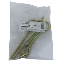 5" (127mm) Eye Screw with Wood Thread (4 Pack)