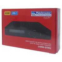 HDMI® to DVB-T HD Modulator H.264 with 4K HDMI® Loop Through