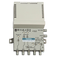 TERRA Split-band Multi-input MATV Amplifier for FM, VHF and 3x UHF Feeds