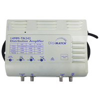 45dB UHF/VHF Terrestrial Distribution Amplifier with Internal Power Supply
