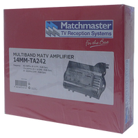 45dB UHF/VHF Terrestrial Distribution Amplifier with Internal Power Supply