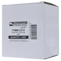 2 Way CATV Tap 14dB 1GHz