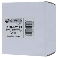 2 Way CATV Tap 29dB 1GHz