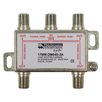 4 Way Splitter for Foxtel SMS Systems Max 30V 2A Power Pass All Ports