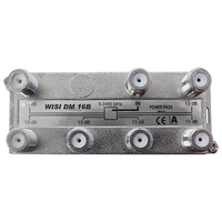 6 Way Satellite IF Compatible 'F' Type Splitter