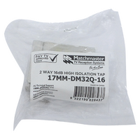 2 Way 16dB High Isolation Tap for MATV, TDT and Satellite