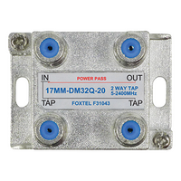 2 Way 20dB High Isolation Tap for MATV, TDT and Satellite