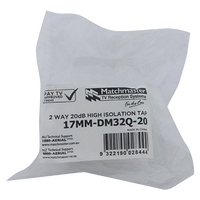 2 Way 20dB High Isolation Tap for MATV, TDT and Satellite