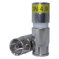 RG6 PAL Female Compression Connector (25 Pack)