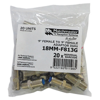 'F' Female To 'F' Female 3GHz Adaptor (20 pack)