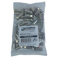 RG6 'F' Male Compression STD Connector for Foxtel Approved Quad and Tri-shield Cables (50 Pack)