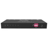 4 Way 4K High Speed HDMI® Splitter with Built-in Downscaler