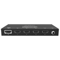 4 Way 4K High Speed HDMI® Splitter with Built-in Downscaler