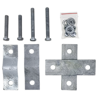 Base Station Antenna Mount - Right Angled, Galvanised