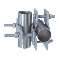 Base Station Antenna Mount - Right Angled, Galvanised