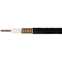 Coaxial Cable .500" Corrugated Low Loss Broadband Communication Cable (Cut to Length)