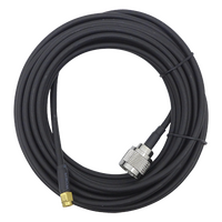 6m Pre-terminated Lead LMR-LL195 'N' Type Plug to SMA Plug