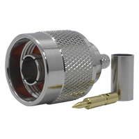 'N' Plug for LL/LMR195/RG58 50 Ohm Crimp