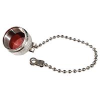 12mm 'N' Socket Cap with Security Chain