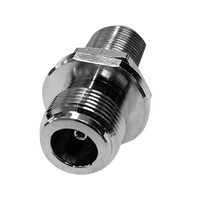 'N' Socket to 'N' Socket with Nut and Washer for Bulkhead Mounting