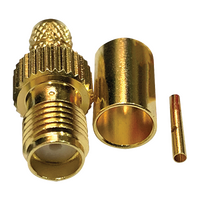 SMA Crimp Socket for LL-LMR195 and RG58 50 Ohm Cable